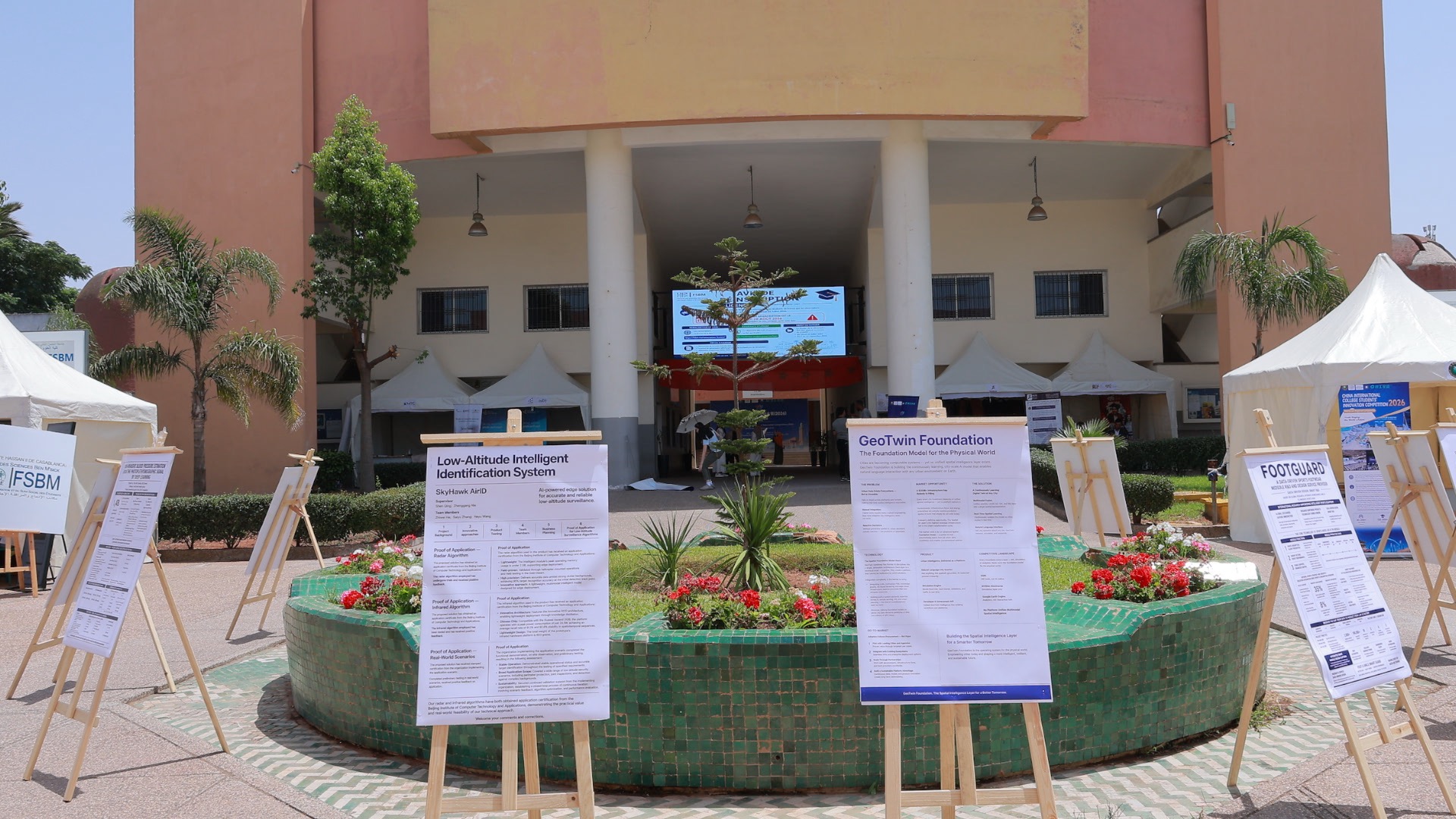 Venue of the China International College Students' Innovation Competition 2026 Morocco Regional Contest. /Photo provided by Beijing Institute of Technology